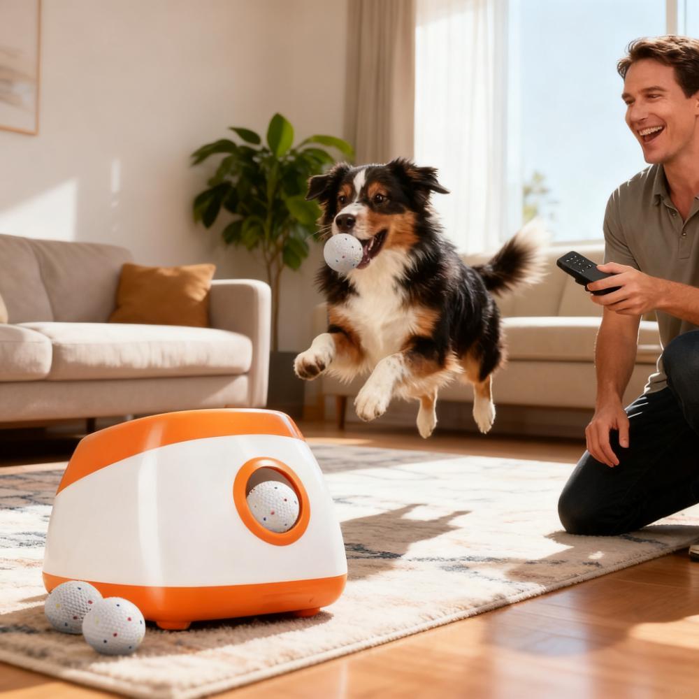 26-79 FT Distance Automatic Dog Ball Launcher